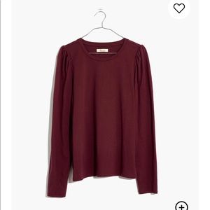Madewell  Cotton Puff long sleeve shirt NWT